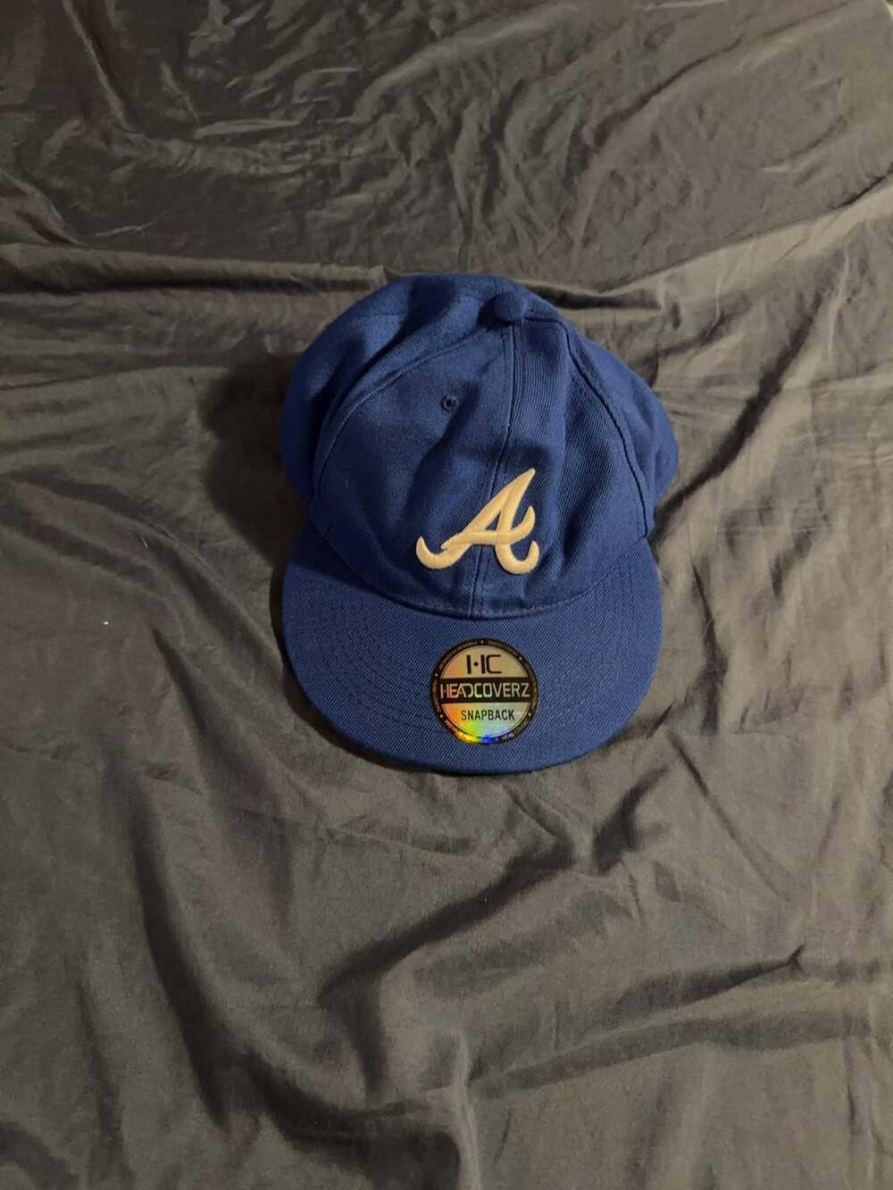 Headcoverz Atlanta Braves Style Royal Blue Snapback Hat